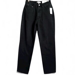 AND NOW THIS Black Ultra High Rise Jeans 90’s Inspired Fit Straight Leg …